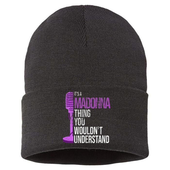 Its A M.A.D.O.N.N.A Thing You Wouldnt Understand Sustainable Knit Beanie