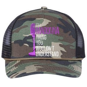 Its A M.A.D.O.N.N.A Thing You Wouldnt Understand Retro Rope Trucker Hat Cap