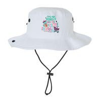 Im A Mom Of Course Im Addicted To Coffee Legacy Cool Fit Booney Bucket Hat