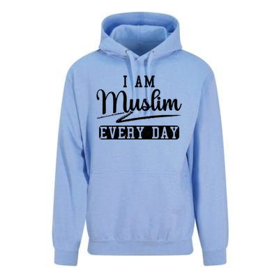 I Am Muslim Every Day Islam Quran Mosque Ramadan Religion Meaningful Gift Unisex Surf Hoodie