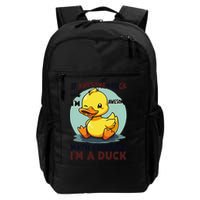 IM Awesome Math Confirms IM A Duck Funny Cute Duck Humor Backpack