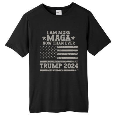 I Am More Maga Now Than Ever Trump 2024 Tall Fusion ChromaSoft Performance T-Shirt