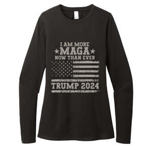 I Am More Maga Now Than Ever Trump 2024 Womens CVC Long Sleeve Shirt