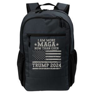 I Am More Maga Now Than Ever Trump 2024 Daily Commute Backpack