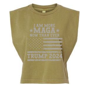 I Am More Maga Now Than Ever Trump 2024 Garment-Dyed Women's Muscle Tee