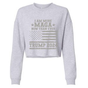 I Am More Maga Now Than Ever Trump 2024 Cropped Pullover Crew