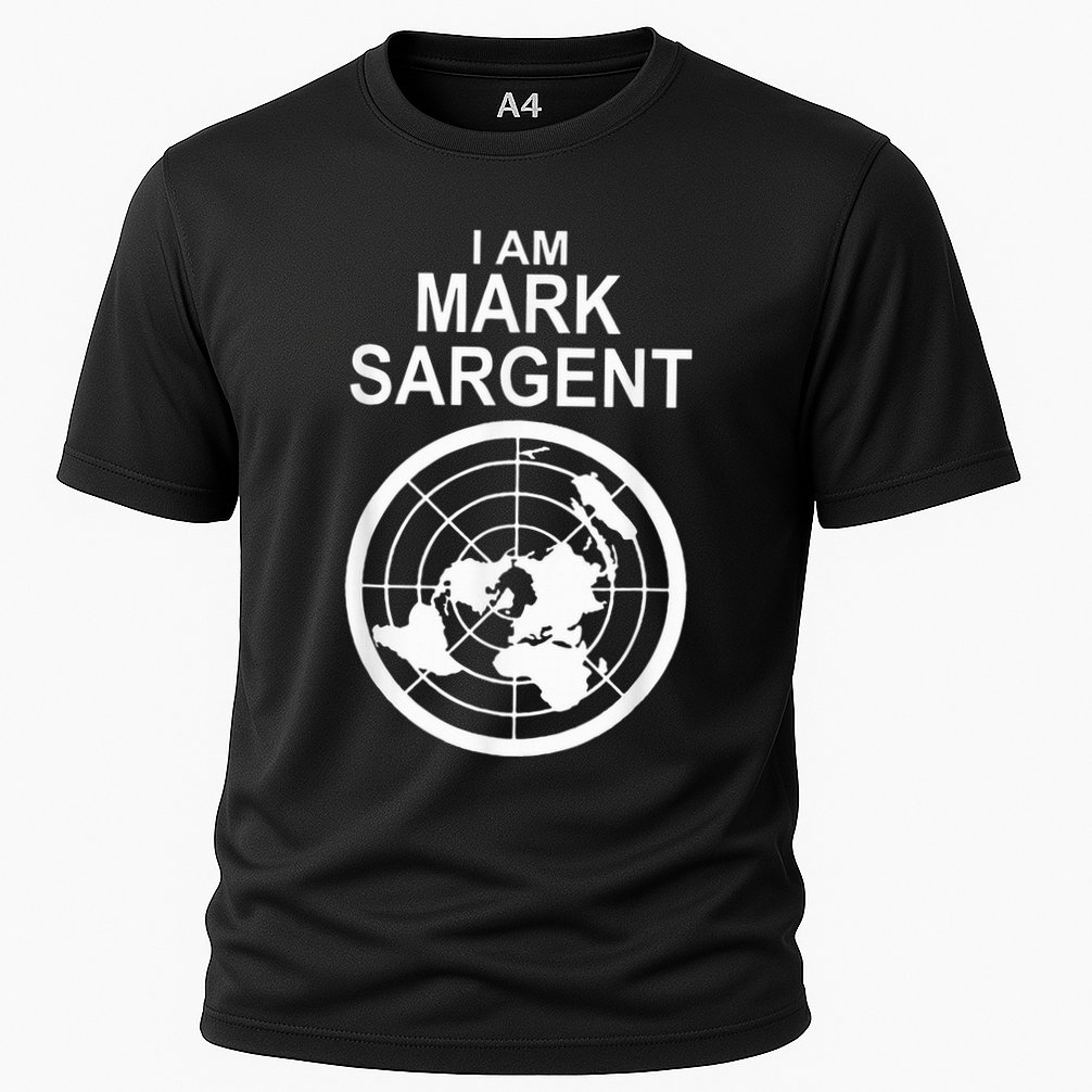 I Am Mark Sargent Flat Earth Society Cooling Performance Crew T-Shirt