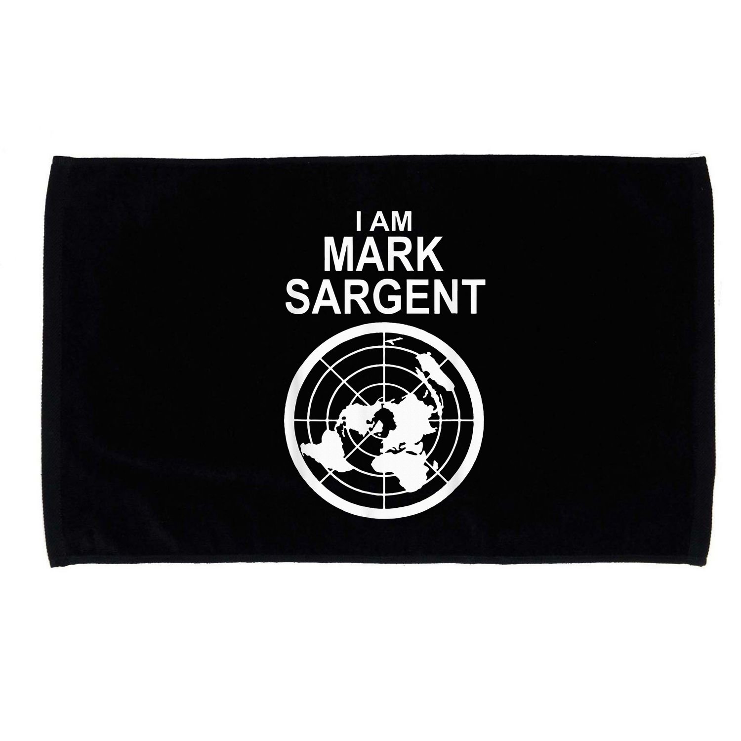 I Am Mark Sargent Flat Earth Society Microfiber Hand Towel