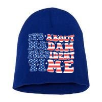 ItS About Madam President Time Election Vote Madam Feminist Gift Short Acrylic Beanie