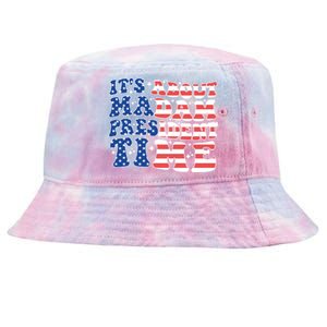 ItS About Madam President Time Election Vote Madam Feminist Gift Tie-Dyed Bucket Hat