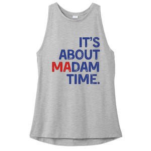 ItS About Madam Time Ladies PosiCharge Tri-Blend Wicking Tank