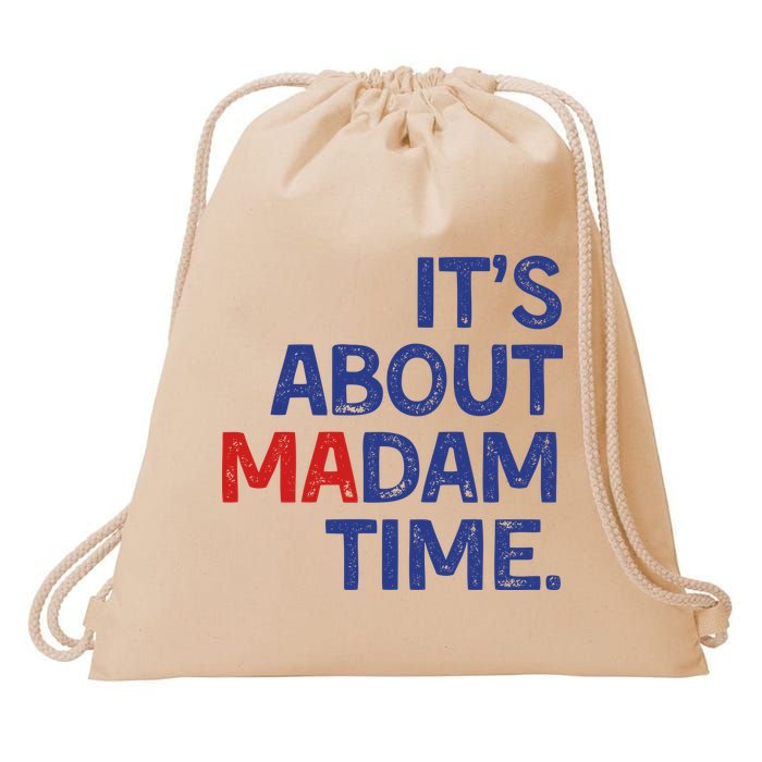 ItS About Madam Time Drawstring Bag