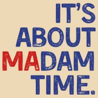 ItS About Madam Time Drawstring Bag