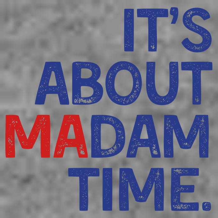 ItS About Madam Time 7-Panel Snapback Hat