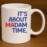 ItS About Madam Time 11oz C Handle Ceramic Mug