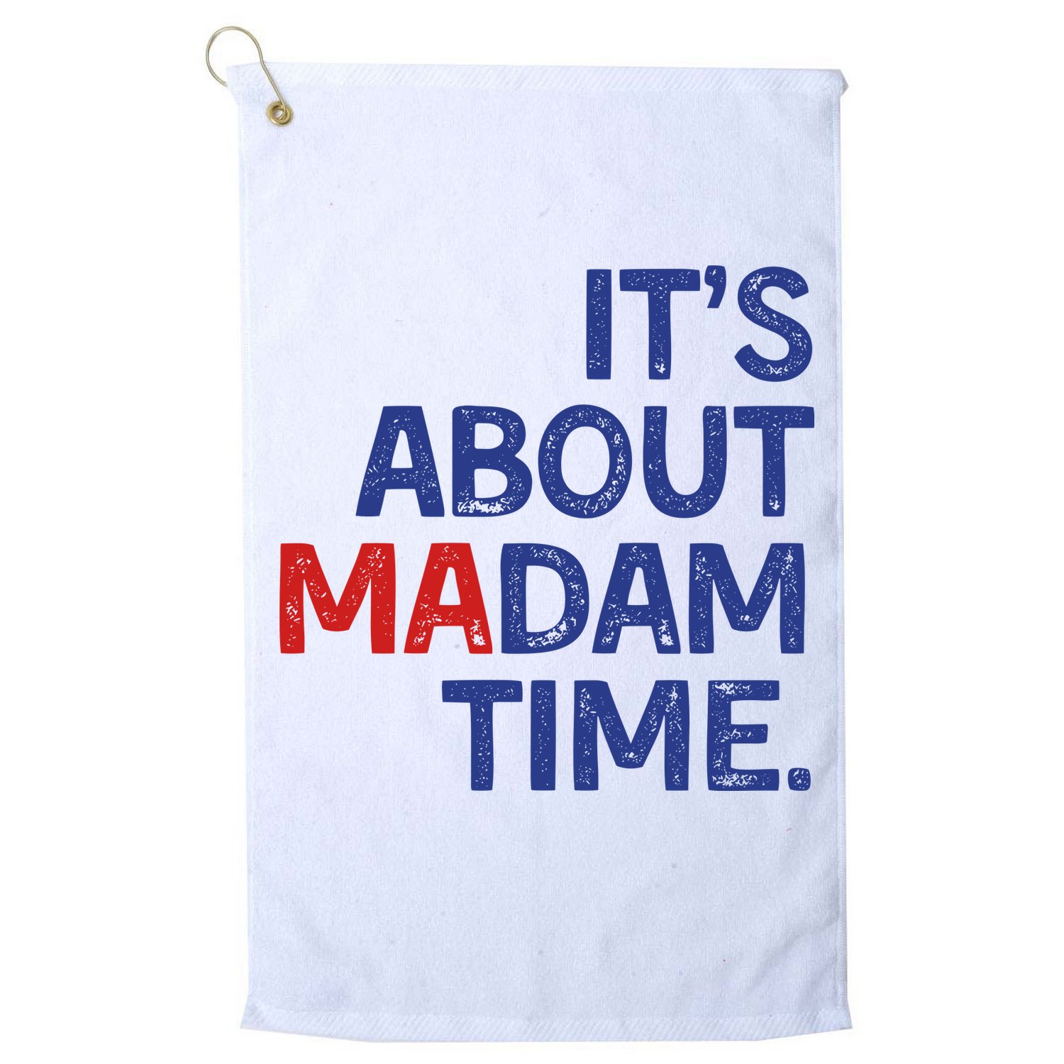 ItS About Madam Time Golf Towel