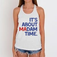 ItS About Madam Time Women's Knotted Racerback Tank