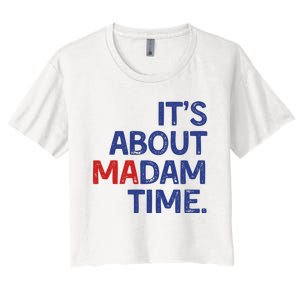 ItS About Madam Time Women's Crop Top Tee