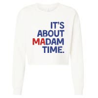 ItS About Madam Time Cropped Pullover Crew