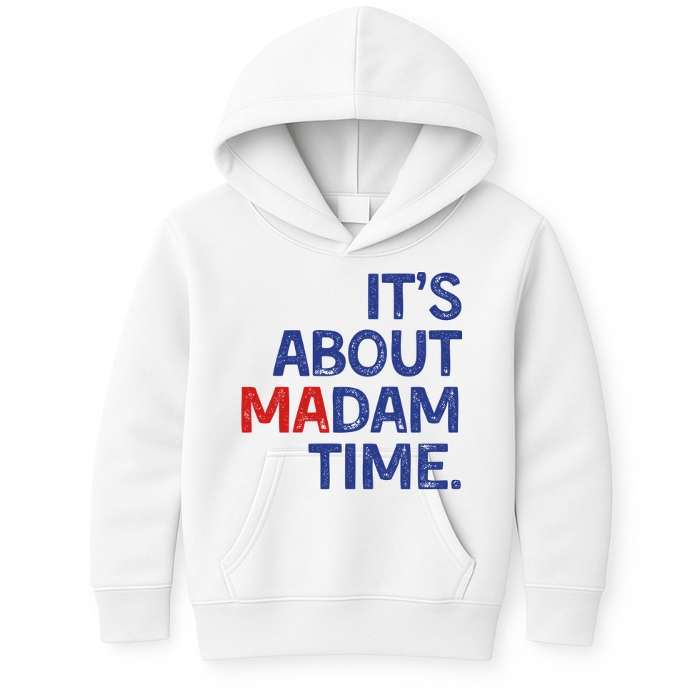 ItS About Madam Time Kids Hoodie