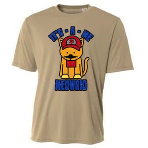 Its A Me Meowrio Funny Cat Mario Cooling Performance Crew T-Shirt