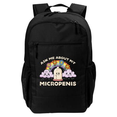 Inappropriate Ask Me About My Micro Funny Humor Joke Gag Gift Backpack