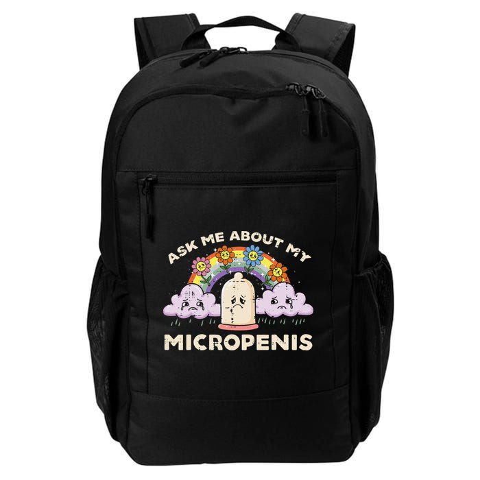 Inappropriate Ask Me About My Micro Funny Humor Joke Gag Gift Backpack