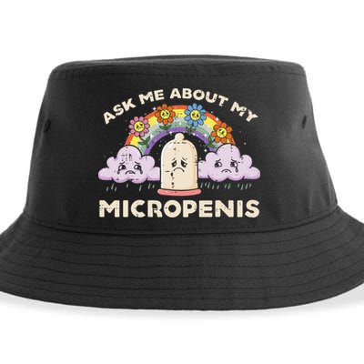 Inappropriate Ask Me About My Micro Funny Humor Joke Gag Gift Sustainable Bucket Hat