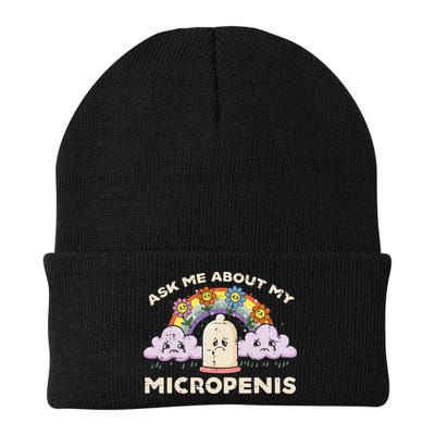 Inappropriate Ask Me About My Micro Funny Humor Joke Gag Gift Beanie