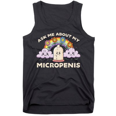 Inappropriate Ask Me About My Micro Funny Humor Joke Gag Gift Tank Top