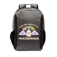 Inappropriate Ask Me About My Micro Funny Humor Joke Gag Gift Vector Backpack