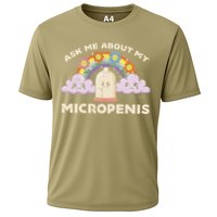Inappropriate Ask Me About My Micro Funny Humor Joke Gag Gift Cooling Performance Crew T-Shirt