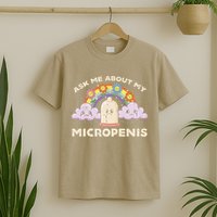 Inappropriate Ask Me About My Micro Funny Humor Joke Gag Gift T-Shirt