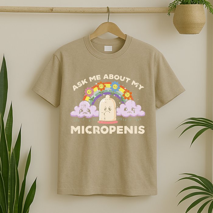 Inappropriate Ask Me About My Micro Funny Humor Joke Gag Gift T-Shirt