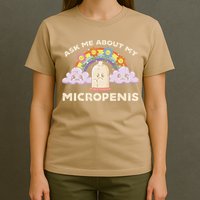 Inappropriate Ask Me About My Micro Funny Humor Joke Gag Gift T-Shirt