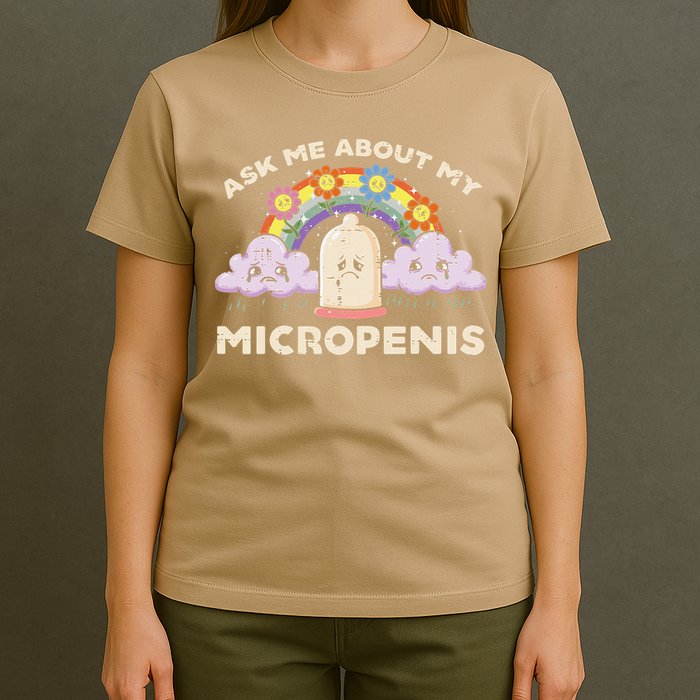 Inappropriate Ask Me About My Micro Funny Humor Joke Gag Gift T-Shirt