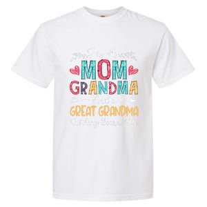 I'm A Mom Grandma And A Great Grandma Nothing Scares Me Garment-Dyed Heavyweight T-Shirt