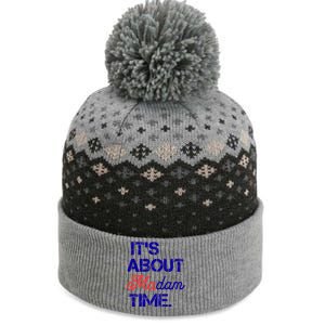 ItS About Madam Time Gift The Baniff Cuffed Pom Beanie