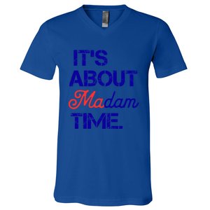 ItS About Madam Time Gift V-Neck T-Shirt