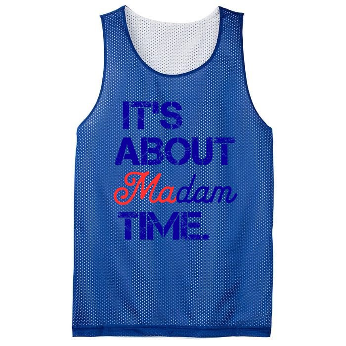 ItS About Madam Time Gift Mesh Reversible Basketball Jersey Tank