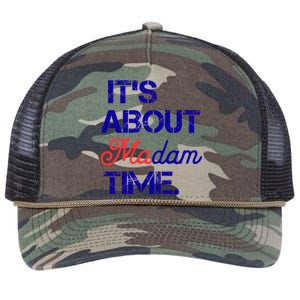 ItS About Madam Time Gift Retro Rope Trucker Hat Cap