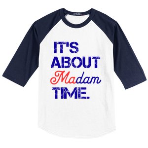 ItS About Madam Time Gift Baseball Sleeve Shirt