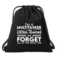 Im A Multitasker Drawstring Bag
