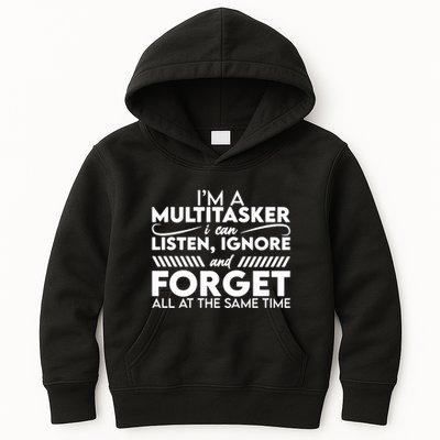 Im A Multitasker Kids Hoodie