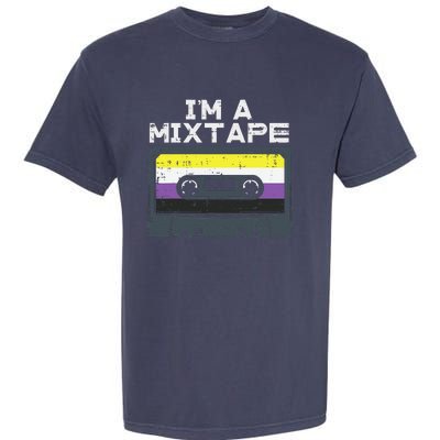 Im A Mixtape Cassette Lgbtq Flag Genderqueer Garment-Dyed Heavyweight T-Shirt