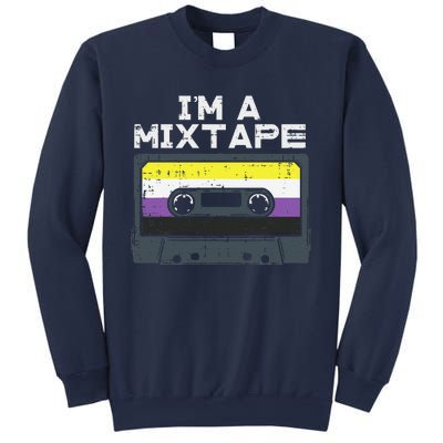 Im A Mixtape Cassette Lgbtq Flag Genderqueer Sweatshirt