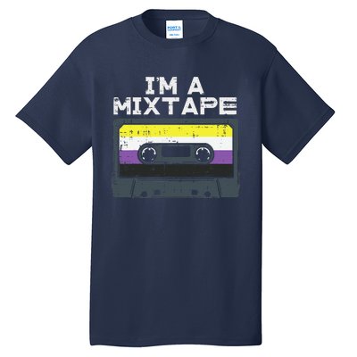 Im A Mixtape Cassette Lgbtq Flag Genderqueer Tall T-Shirt