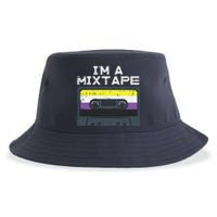 Im A Mixtape Cassette Lgbtq Flag Genderqueer Sustainable Bucket Hat