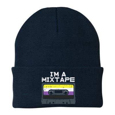 Im A Mixtape Cassette Lgbtq Flag Genderqueer Knit Cap Winter Beanie