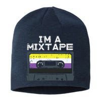 Im A Mixtape Cassette Lgbtq Flag Genderqueer Sustainable Beanie